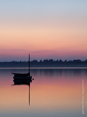 Cat Boat at Sunrise