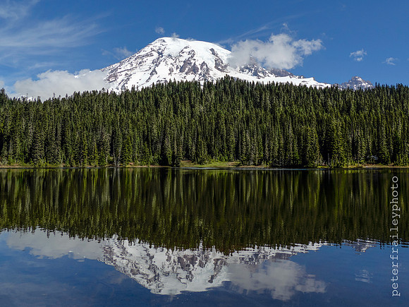 Mt. Rainier and Reflection Lake